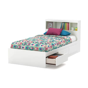 Mates Bed With Bookcase Headboard Set