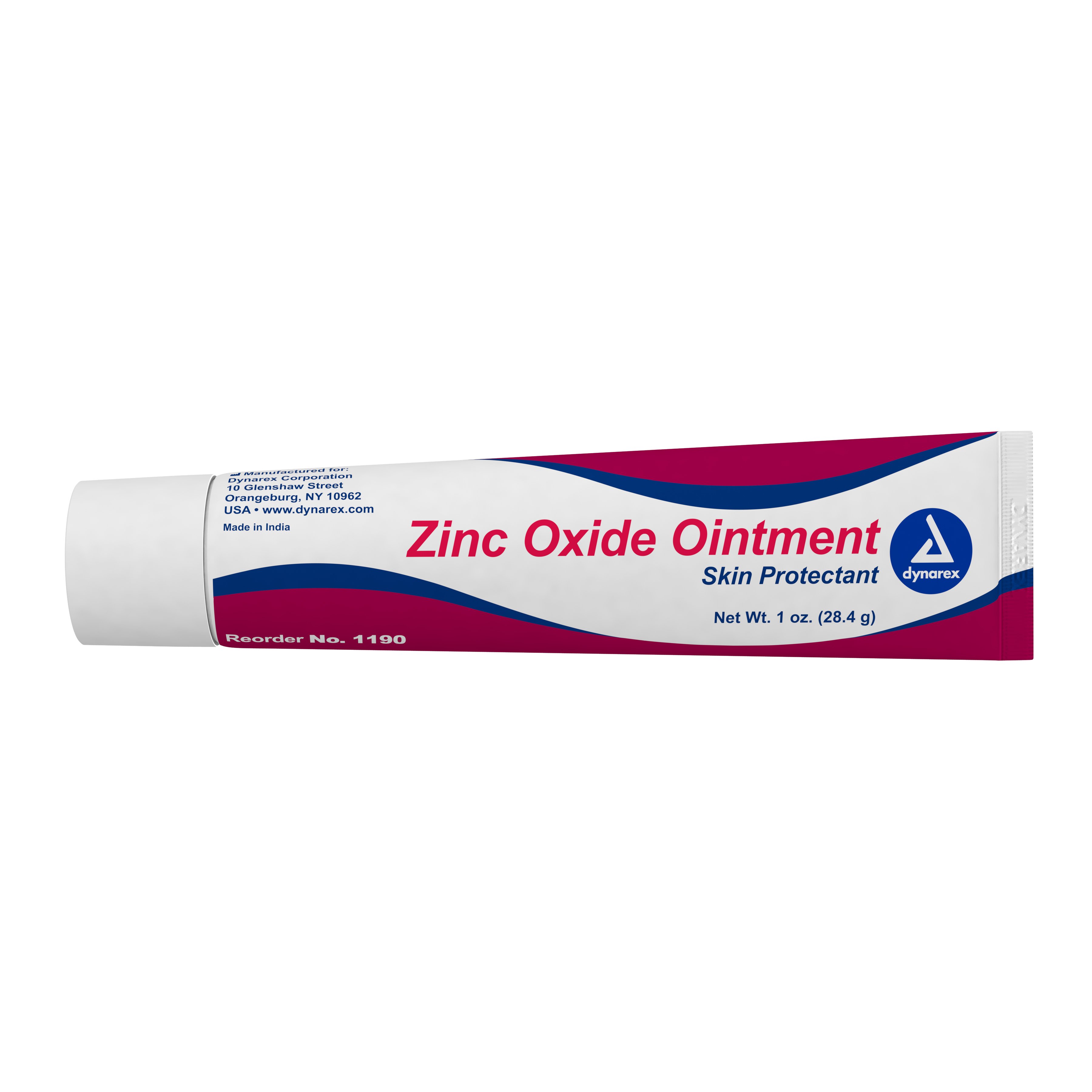 Dynarex Zinc Oxide Skin Protectant, 1 Oz Tube MK 826469