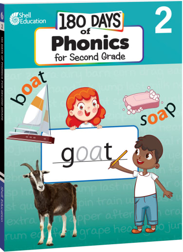 180 Days: Phonics for Second Grade