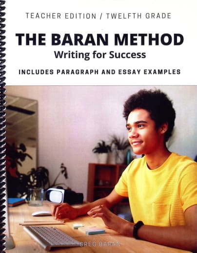 Baran Method Writing for Success Twelfth Grade Teacher