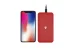 Wireless Qi Cellphone Charger Red Rubber Oil Coated