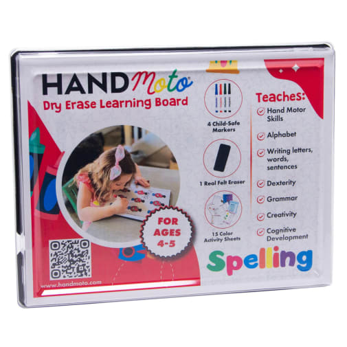 HandMoto Dry Erase Learning Board Spelling Set