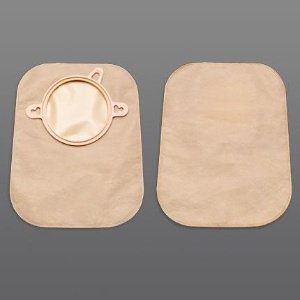 New Image Two-Piece Beige Ostomy Pouch, Pre-cut to Fit 44 mm Stomas, Green MK 569978