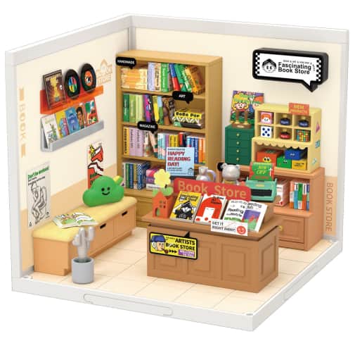Fascinating Book Store DIY Miniature House | Rolife