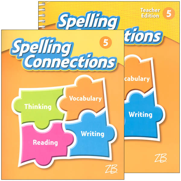 ZanerBloser Spelling Connections Grade 5 Homeschool Bundle (2016 edition)