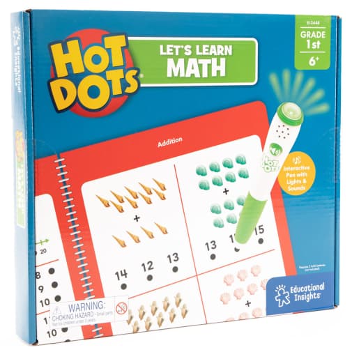 Hot Dots Let's Learn Math 1st Grade