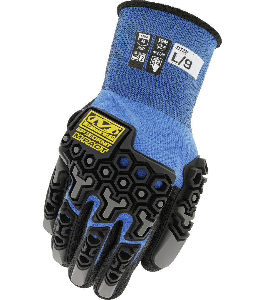 MECHANIX WEAR Small/Medium Blue Nitrile Dipped Nitrile Gloves, (1