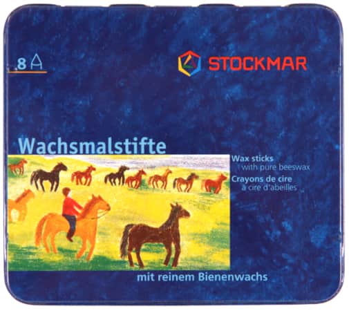 Stockmar Beeswax Crayons Basic Colors (Set of 8)