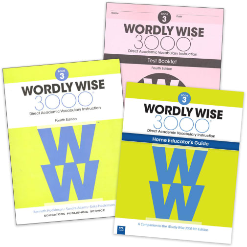 Wordly Wise Book 3 Home Educator Set