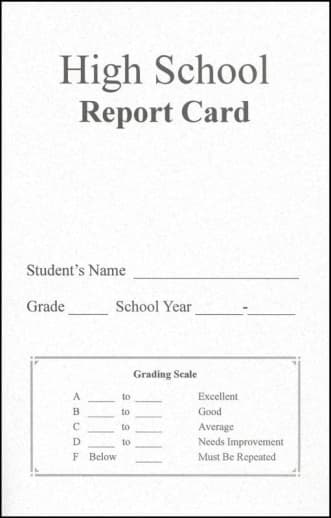 High School Report Card