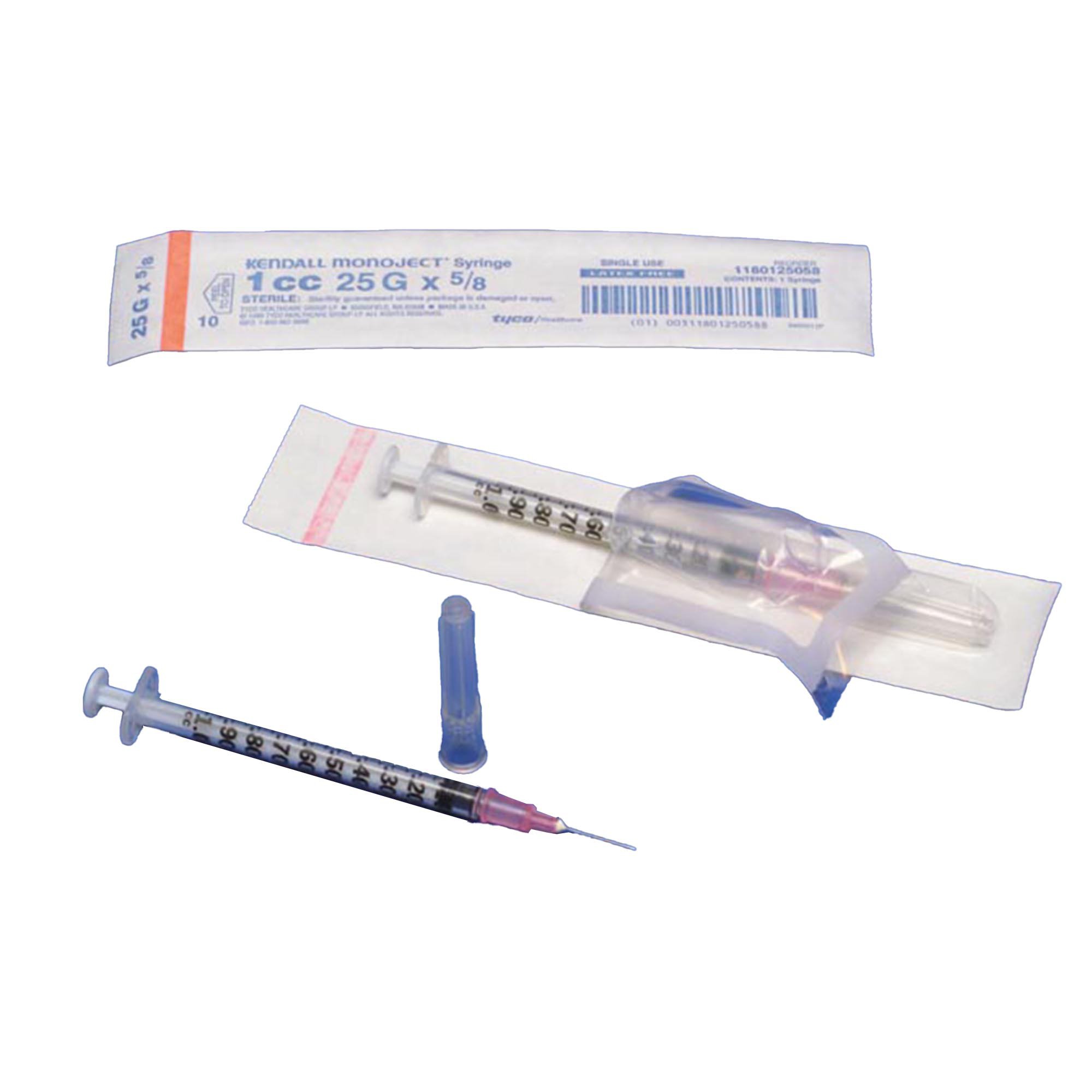 Monoject Tuberculin Syringe with Needle MK 414591