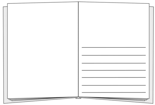 Portrait Lined Big Bare Book - Lined