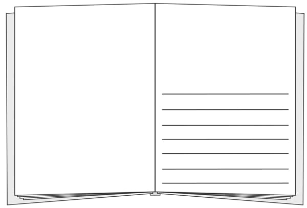 Portrait Lined Big Bare Book - Lined