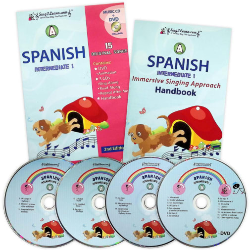 Spanish Intermediate 1A Combo (Song Book, CDs, DVD)