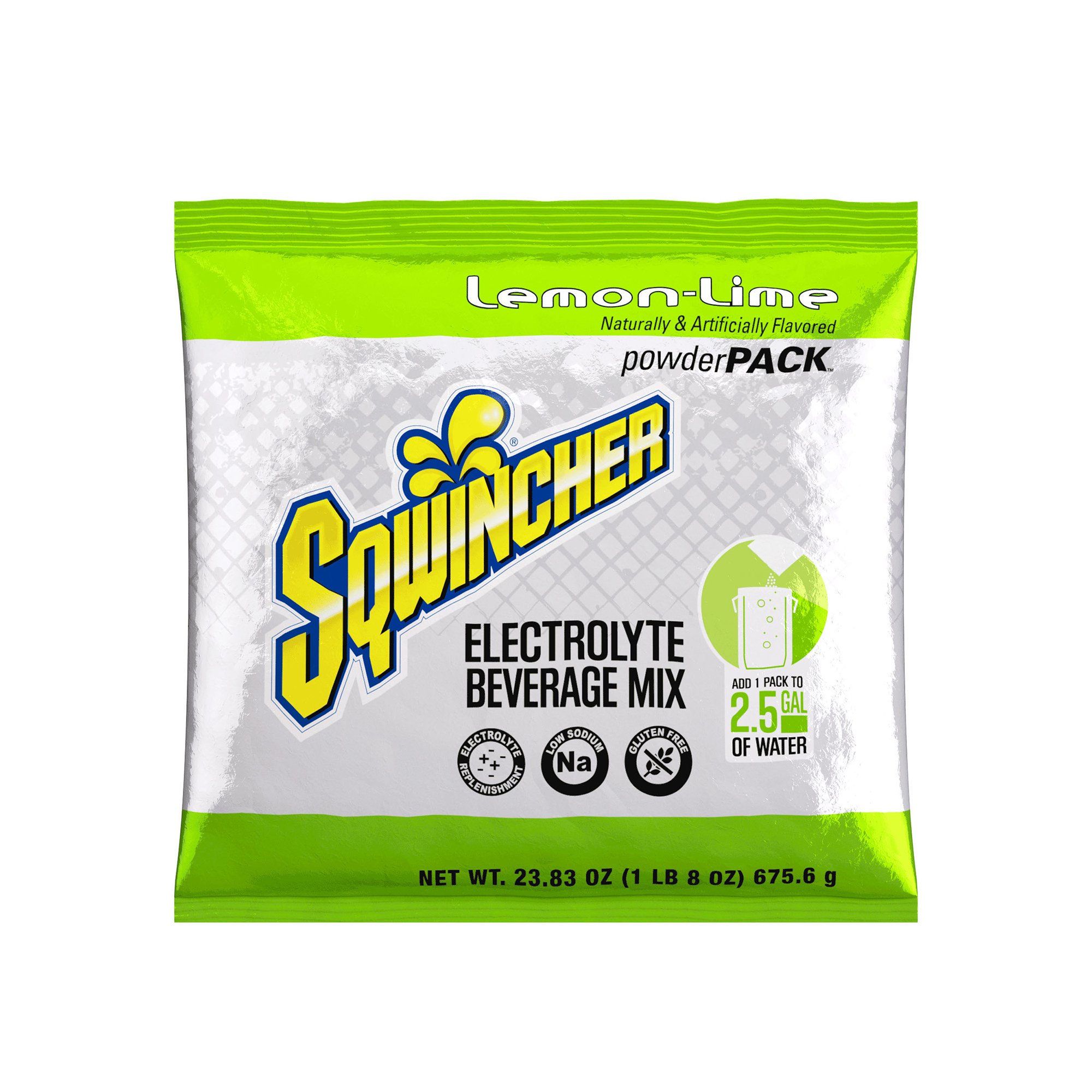 Sqwincher Powder Pack Lemon-Lime Electrolyte Replenishment Drink Mix MK 1065942