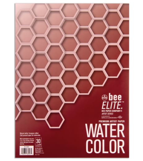 Bee Elite Watercolor Paper Pad (9x12)