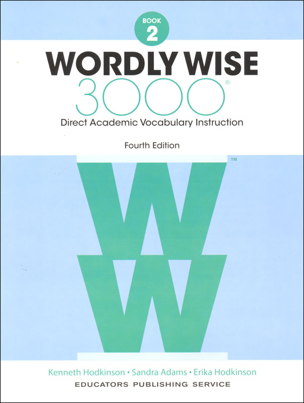 Wordly Wise 3000 Book 2 Student Edition (4th Edition)  - Slightly Imperfect