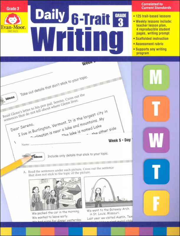 Daily 6-Trait Writing, Grade 3