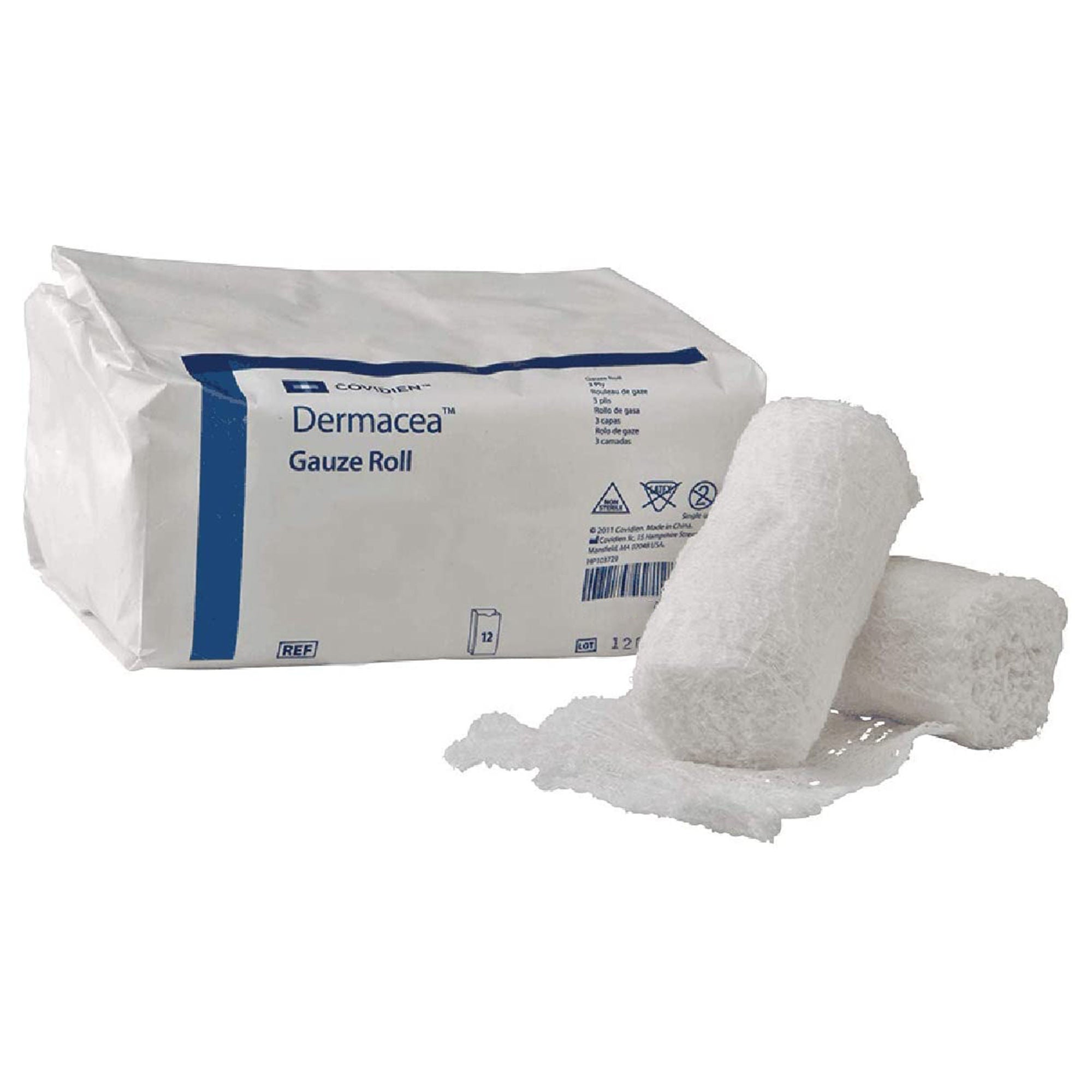 Dermacea Fluff Bandage Roll, 2 Inch x 4-1/8 Yard, Three-Ply MK 686744