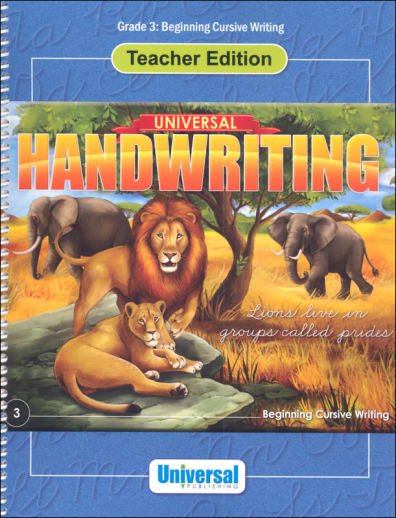 Beginning Cursive - Grade 3 Teacher Edition (2022)