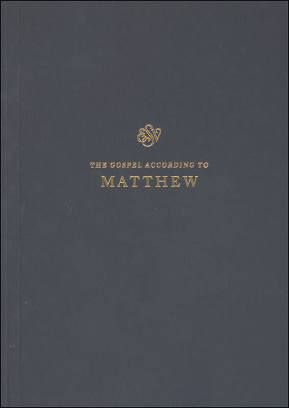 Matthew Scripture Journal (ESV Scripture Journals)