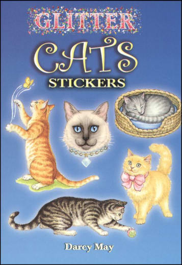 Glitter Cats Stickers