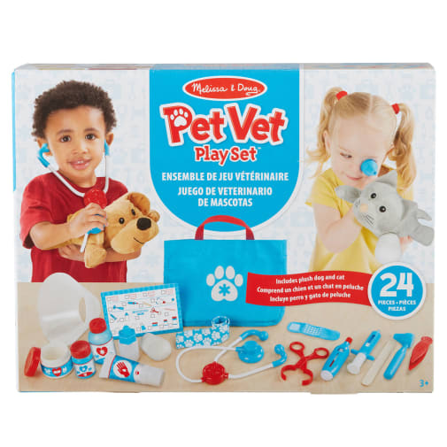 Melissa & Doug Examine & Treat Pet Vet Play Set