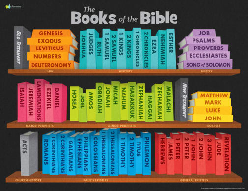 Answers Bible Curriculum Books of the Bible Poster