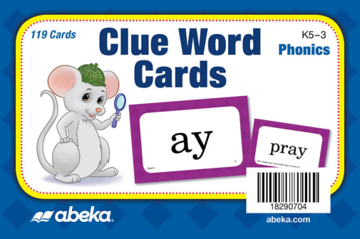 Abeka Clue Word Cards