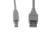 USB 2.0 A to B Cable, Beige, 6ft
