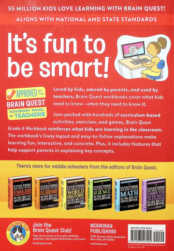 Brain Quest Workbook: Grade 6 Revised Edition
