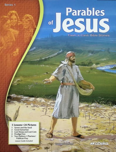 Abeka Parables of Jesus Series 1 Flash-a-Card Bible Stories