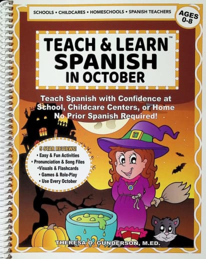Teach & Learn Spanish in October (Book/QR Code)