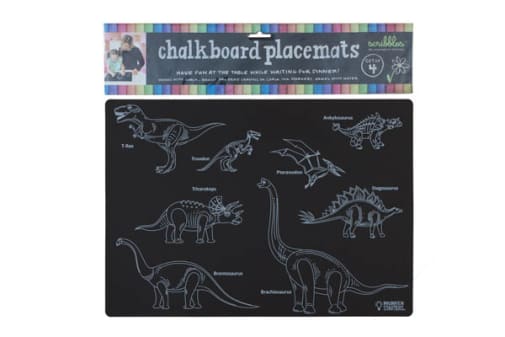 Chalkboard Learning Placemats 12"x 17" - Set of 4