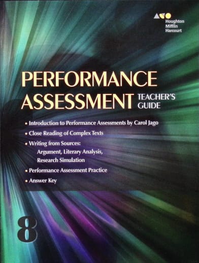 Collections Performance Assessment Teacher's Guide Grade 8