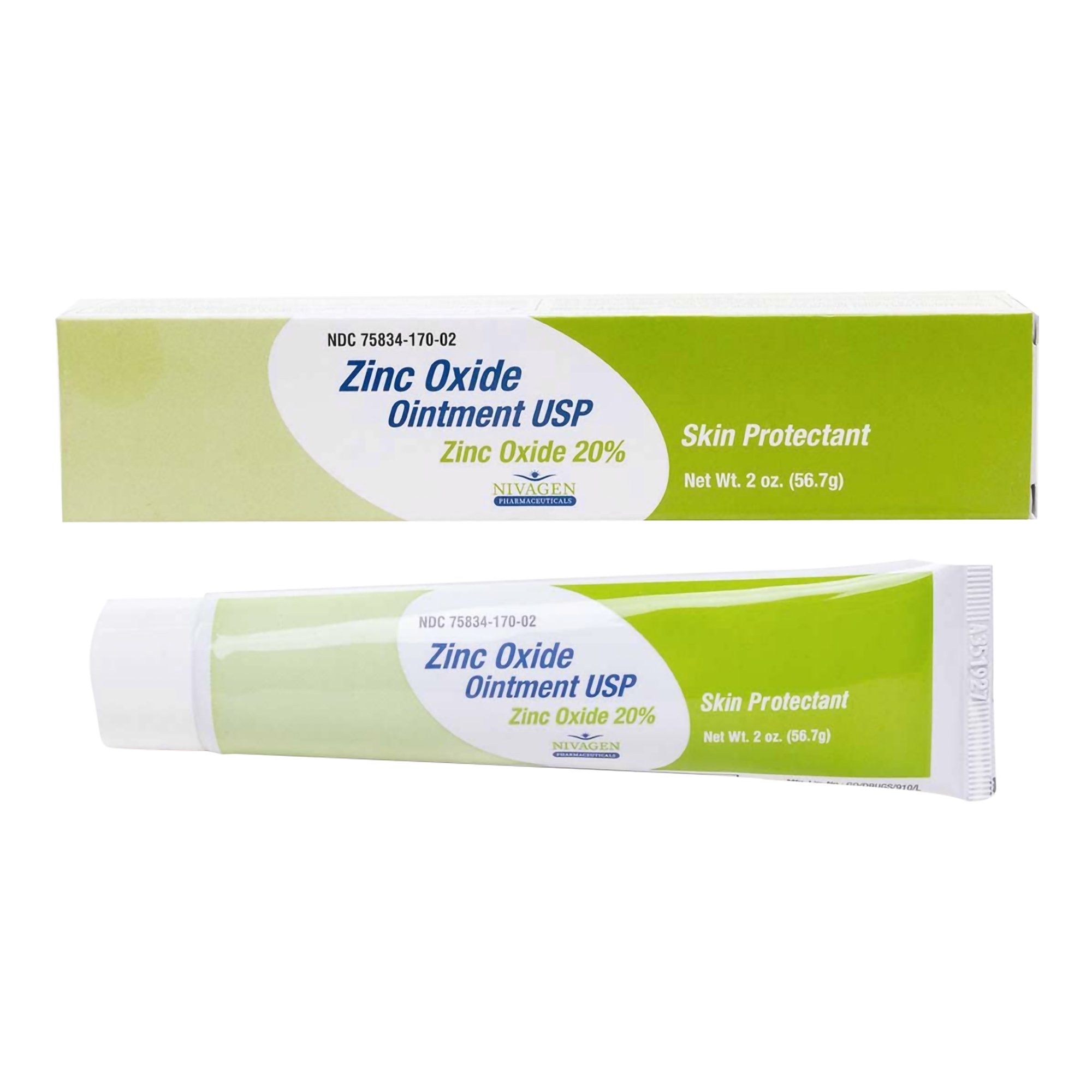 Nivagen 20% Zinc Oxide Skin Protectant, 2-ounce Tube MK 1112805