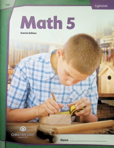 Mathematics LightUnit 508 Sunrise Edition
