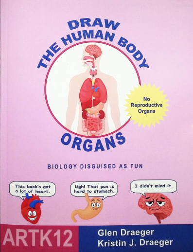 ArtK12 Draw the Human Body: Organs (no reproductive organs)