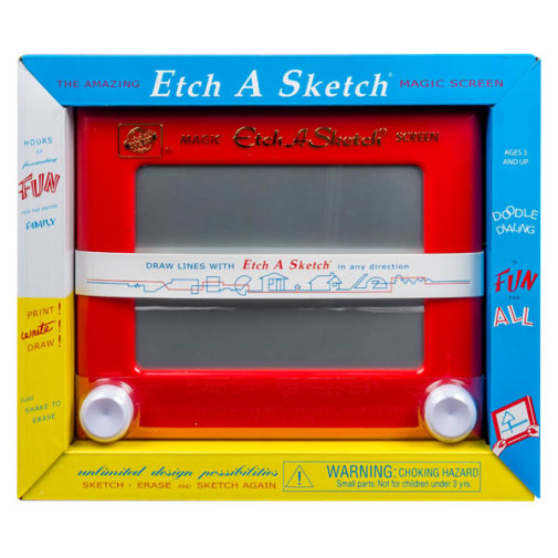 Etch A Sketch, Classic Red Drawing Toy with Magic Screen, for Ages 3 and Up  : : Toys & Games