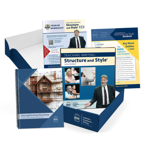 Teaching Writing: Structure and Style (Forever Streaming, Seminar Workbook, Premium Membership)
