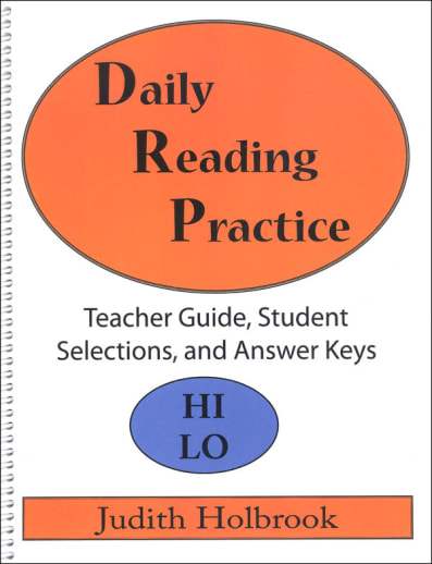 Daily Reading Practice Hi-Lo Teacher Guide