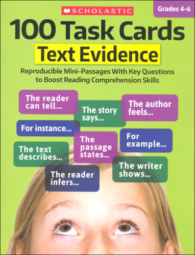 100 Task Cards: Text Evidence