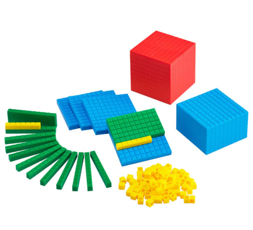 Connecting Base Ten Set (131 pieces)