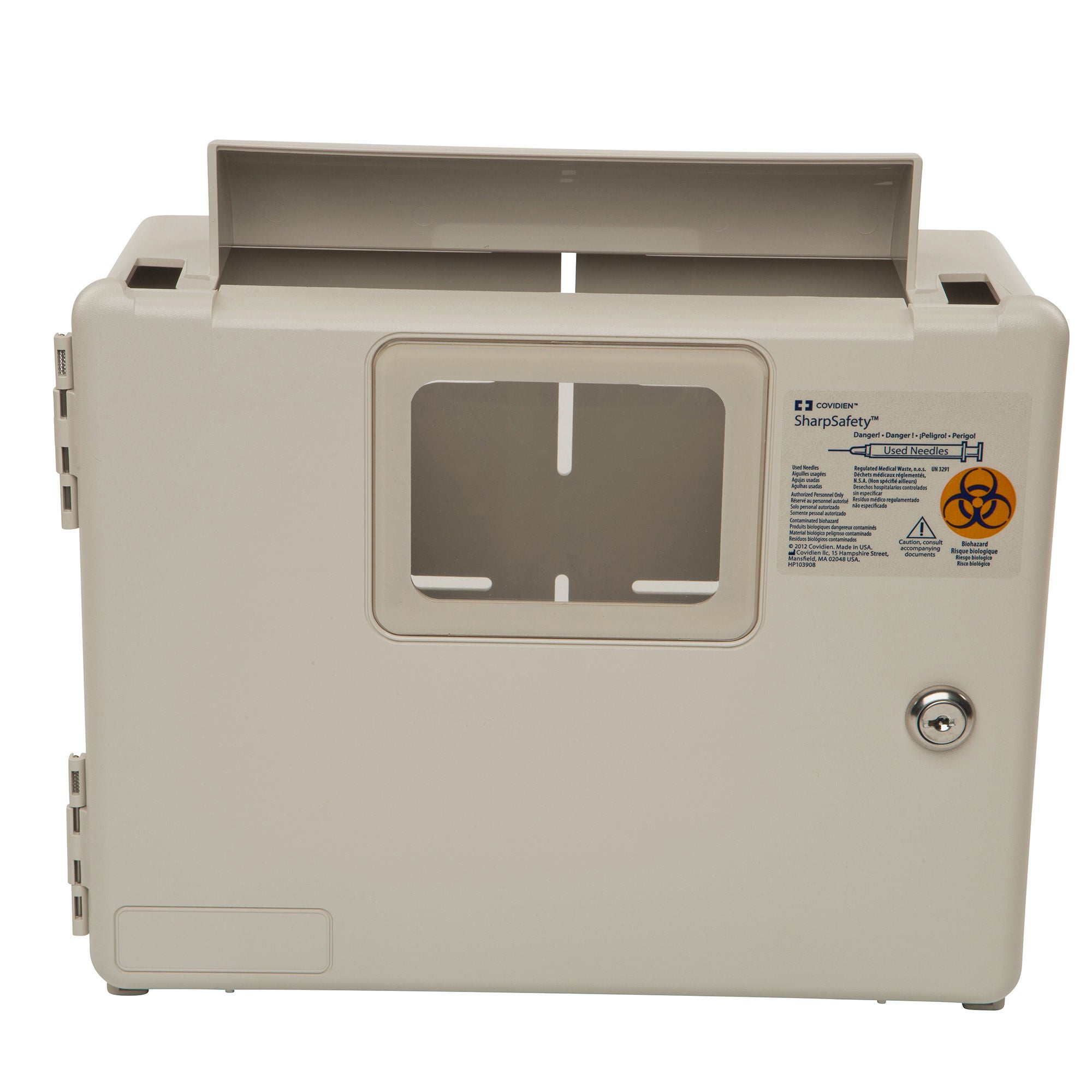 SharpSafety Wall Enclosure, 13 x 11.75 x 5.25 Inch MK 490941
