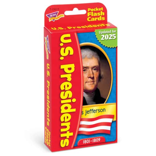 Presidents Pocket Flash Cards
