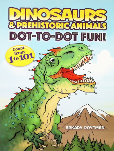 Dinosaurs & Prehistoric Animals Dot-to-Dot Fun!