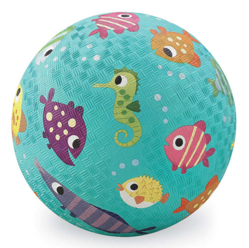 Crocodile Creek Fish Playground Ball - 5 inch