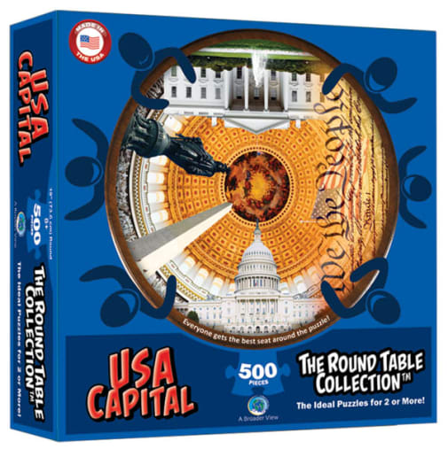 USA Capital 500-piece Puzzle (Round Table Collection)