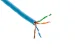 Cat6 Bulk Ethernet Cable, Unshielded, Stranded, CM, Pull Box, 1000 ft, 550 Mhz, Blue