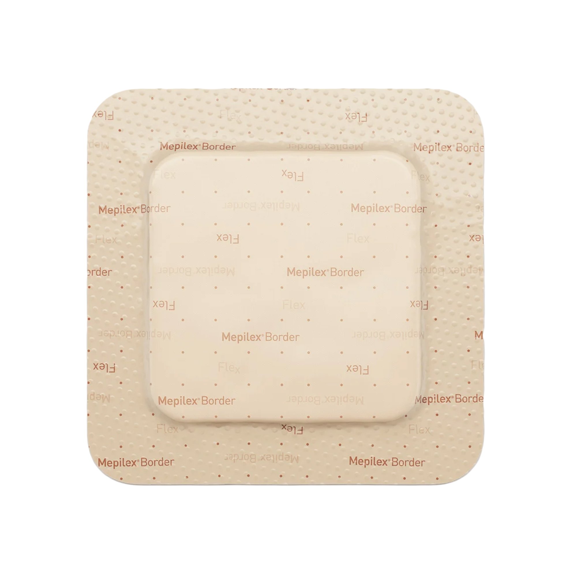 Mepilex Border Flex Adhesive with Border Foam Dressing, 4 x 4 Inch MK 1114380